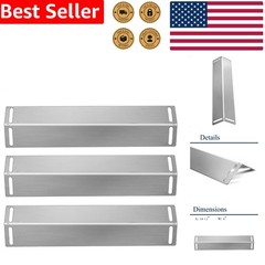 Durable Stainless Steel Grill Heat Shields Tent for Charbroil Brinkmann 16.5