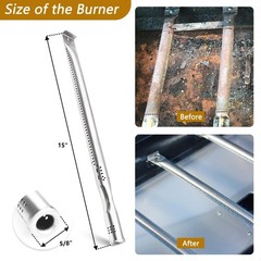 Grill Repair Kit for Nexgrill 720-0882A 720-0896 720-0925 – 5 Burners & Flame