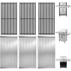 Stainless Steel Emitters Grates Replacement Parts Char-Broil Grill 3-Burner New