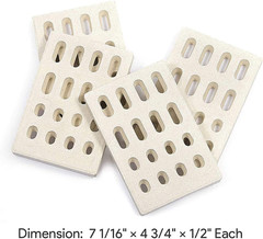 Ceramic Brick Radiant Flame Tamers for Barbeques Galore Grand Turbo Members Mark