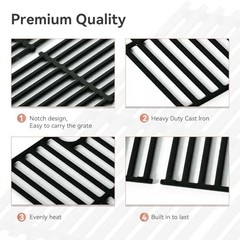 Spirit E310 7638 7639 Grill Grates for Weber Spirit E-310 300 Series E315 E320 E
