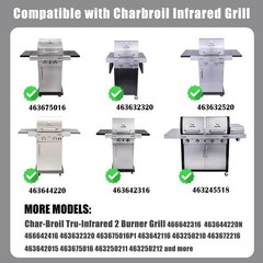 17″ Full Size Griddle Inserts Replacement Parts for Charbroil Grill G369-0030-W2