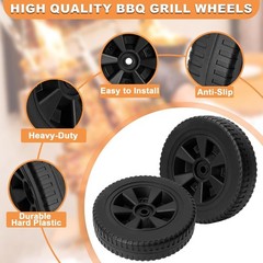 Charbroil 7 Inch Gas Grill Wheel Replacement BBQ Wheels G437 0037 W1