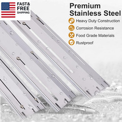 Universal Stainless Steel Heat Plate Shield Flame Tamer Replacement for Brinkman