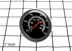 Nexgrill Grill Part # 2608 – 2″ Temperature Gauge (indicator)