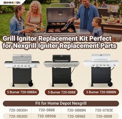 DHL-128-6Q Igniter Kit for Home Depot Nexgrill 720-0830H 720-0830 720-0888N Repl