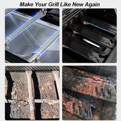 Grill Replacement Parts for Outdoor Gourmet 4 Burner Gasgrill, Heat Plates Sh