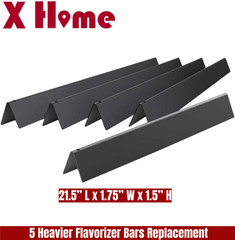 5-Pack #7534 21.5″ Heavier Flavorizer Bar Polished Porcelain Steel Flavor Barp