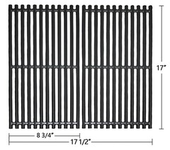 Hongso 17 Inch Grill Grates Replacement Parts for CharBroil 2 Burner