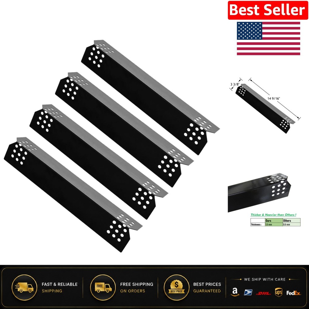 Versatile 14 9/16 Inch Heat Plates for Grill Masters – Easy Clean, Durable