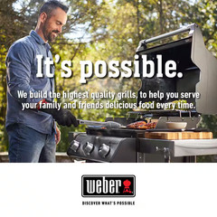 Weber Hinged Cooking Grate for 18.5″ One-Touch Kettle Charcoal Grill 7433