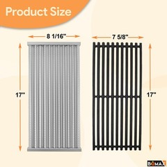 Cooking Grate & Grill Emitter 17″ for Charbroil TRU Infrared 3 Burner Grill – 3