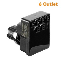 Universal Spark Generator 6 Outlets Tact Push Button Switch Igniter for BBQ