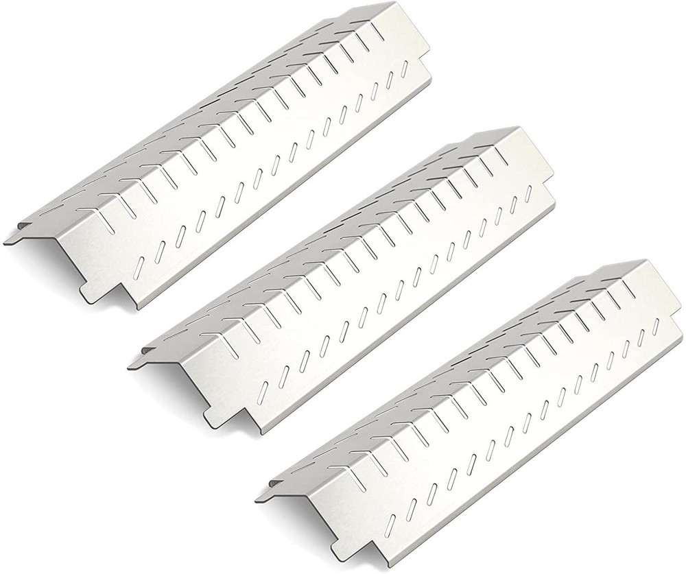 Grill Heat Plates 15″ 3-Pack Stainless Steel for Centro Charbroil Costco Thermos