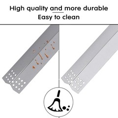 Grill Burner Replacement Kit Stainless Steel 16.5 inch for Kitchen Aid 720-0819