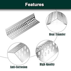Flame Tamer Grill Replacement Parts for 4 Burner BBQ – Heat Shield & Heat Plate
