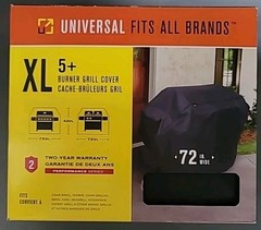 Char-Broil Universal XL 5+ Burner Grill Cover 300 Denier Heavy Duty