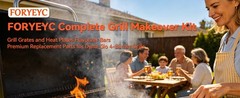 Grill Replacement Parts for Dyna-Glo 4 Burner DGH450CRP DGH451CRP, Set of 4