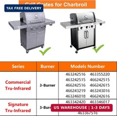 17″ Grill Emitter for Charbroil Tru Infrared 3-Burner 463355220 463242516 463242