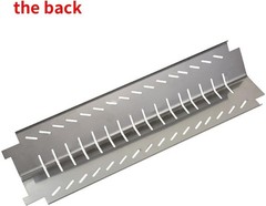 3 Pcs15 in Stainless Steel Gas Grill Heat Shield Plate Tent For Charbroil NEW US