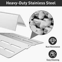 #7620 Stainless Steel Flavorizer Bars for Weber Genesis 300 Heat Plates 7-PCS
