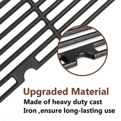 Uniflasy 18 Inch Grill Grates for Charbroil Performance 463244819 6 Burner Gas G