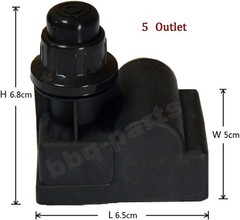 5-Outlet Spark Generator Igniter for Nexgrill, Broil King – DHL-128-5Q