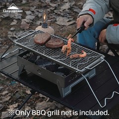 Campfire Cooking Grid Outdoor Camping BBQ Grill Grate 304 Stainless Steel