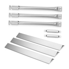 Grill Parts for Oklahoma Joe’s Longhorn Combo 3-Burner Charcoal/Gas silvery