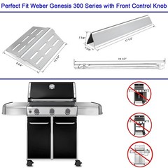 Genesis Grill Parts for Weber E310 E320 E330 EP310 EP320 EP330, 17.5” Flavori…