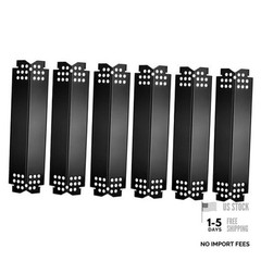 Grill Heat Plates Parts 14.” L, Outdoor Rust-Proof Porcelain Heat Shield 6