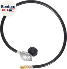 3 Feet Propane Adapter Hose and Regulator for Blackstone 17 & 22 Inch Flat Top G
