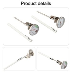 2Pcs Milk Frothing Thermometer for Coffee Latte and Chocolate Steaming Drinks