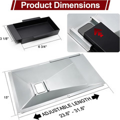 Grill Grease Tray Replacement Parts for Nexgrill 5 Burner 720-0888N, 720-0888, 7