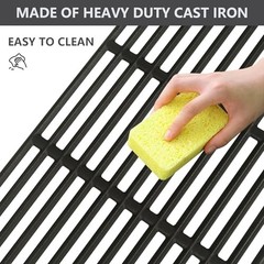 Grill Grates for Nexgrill 4 Burner 720-0830H 720-0830D Cast Iron Cooking Grates