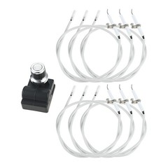 Universal 6 Outlet Push Button Igniter with Wires for Grill and Griddle Ignition
