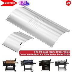 Flame Broiler Slide Cover Bottom Replace for Pit Boss 1000 Series Pellet Grills