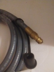 Propane Gas Connector 10ft. Natural HoseWith Quick Connect-Discont WP1/2 PSI 3/8