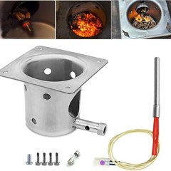 304 Stainless Steel Fire Burn Pot Parts for Traeger, Pit Boss Wood Pellet Grills