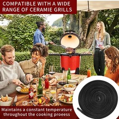 MRRCYUR Smoker Gasket Seal for Kamado Joe Big Joe Grill, 180 Inch High Temp