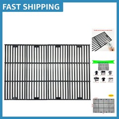 Parts DC114: 4-Pack 19.75″ Cast Iron Grill Grates for Chargriller Gas Grills
