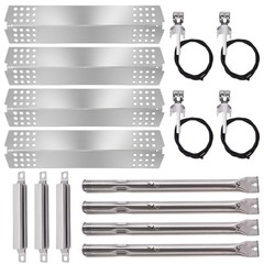 Criditpid Grill Replacement Heat Plate & Burner & Crossover Tube & Igniters