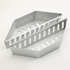 BBQ Tool Zinc Plated Charcoal Basket Set of 2 for All Your Grilling Needs