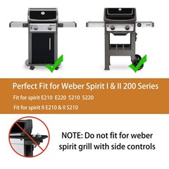 7635 Flavorizer Bars & 69785 Grill Burner Tubes for Weber Spirit 200 & GS4 Sp…