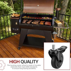 Pellet Grill Caster Wheel Replacement for Pit Boss Navigator Austin XL Sportsman