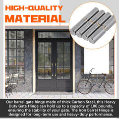 Yaocom 30 Pack 3 Inch Weld on Bullet Hinges BBQ Smoker Weldable Barrel Hinges He