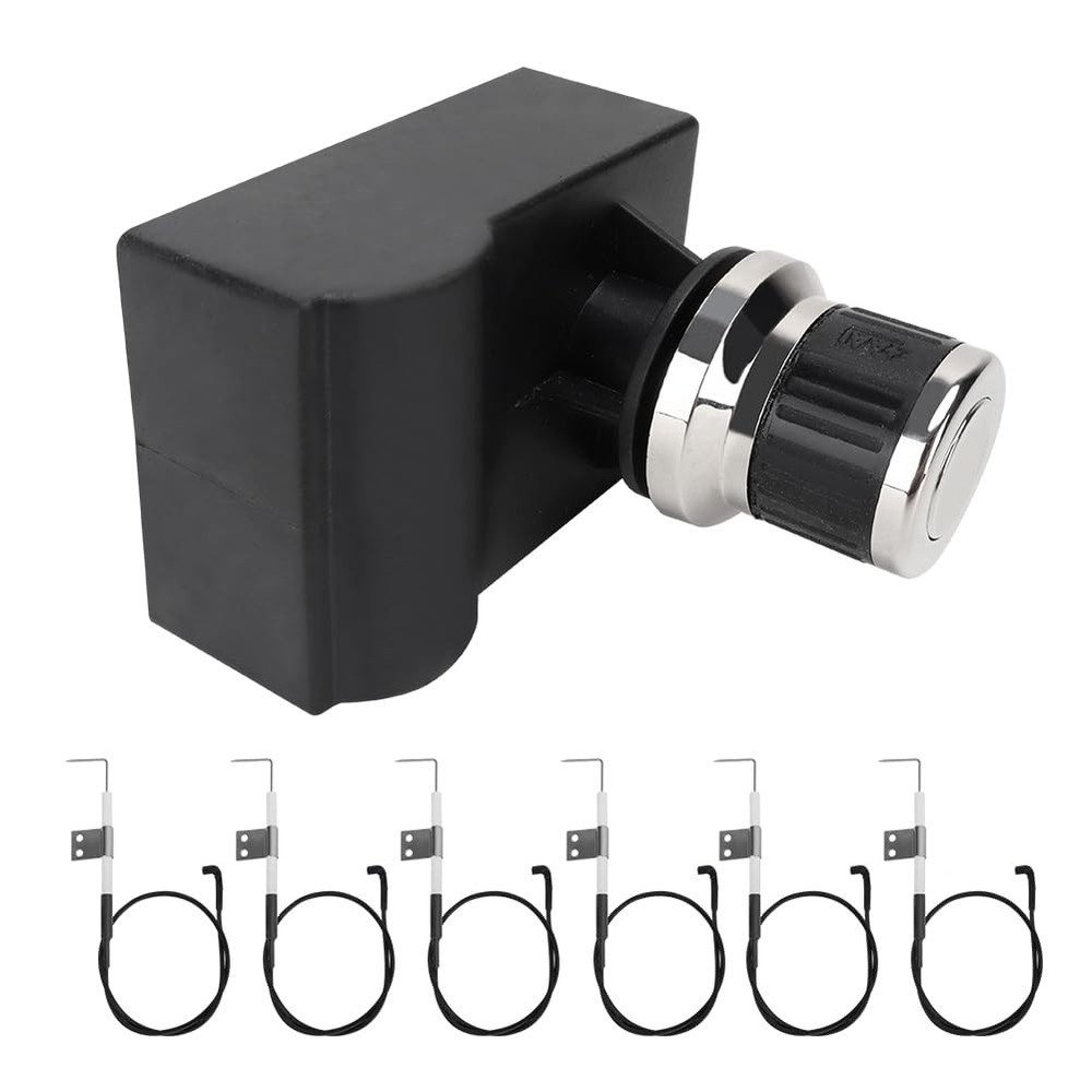 6 Outlets Tact Push Button Grill Ignitor Kit for Home Depot Nexgril 720-0830H…