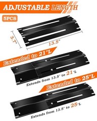 Universal Heat Plates Shield 13.5″ up to 25″ 13.5-25 inch Adjustable-5pcs