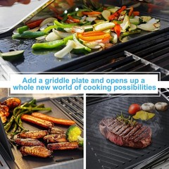 Reversible Cast Iron Cooking Plate for Monument Grills 96333. Denali 405, 425