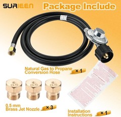 Natural Gas to Propane Conversion Kit, Compatible with Weber Genesis, Genesis II